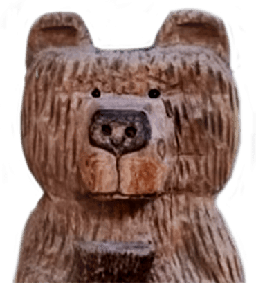 bad news wooden bear